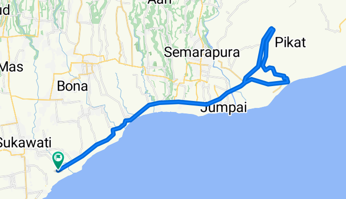 Bali gianyar dawan 60 km