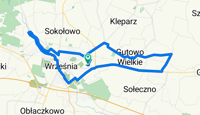 Antoniego Gendka 22, Września do Antoniego Gendka 26, Września