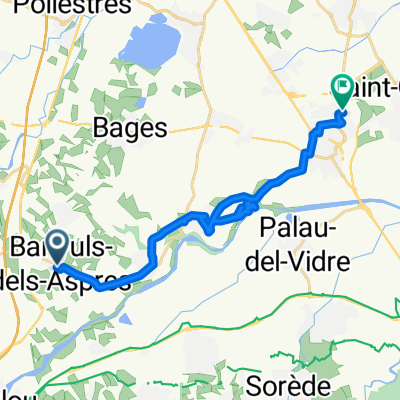 De Rue du Canigou 1, Banyuls-dels-Aspres à Rue Lavoisier 19, Elne