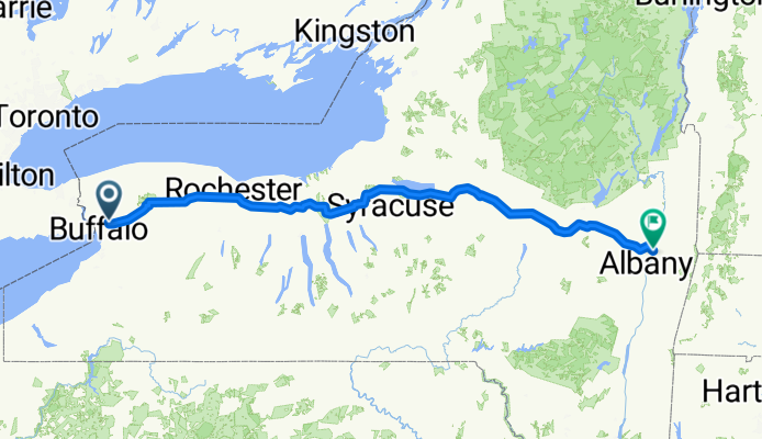 63 Darwin Dr, Buffalo to 7–43 Delaware Ave, Cohoes