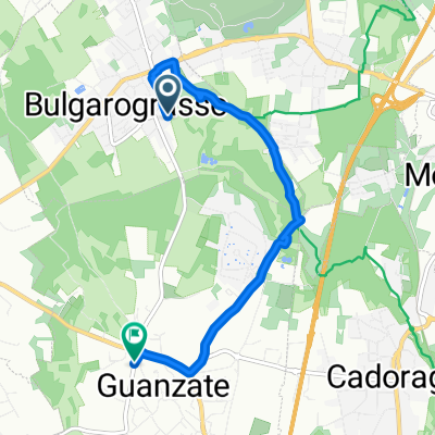 Da Via ai Prati 10, Bulgarograsso a Via Gioacchino Rossini 8–12, Guanzate
