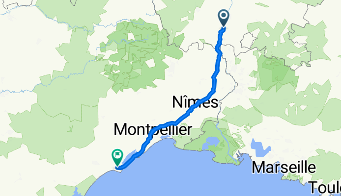 Donère-&gt;Frontignan