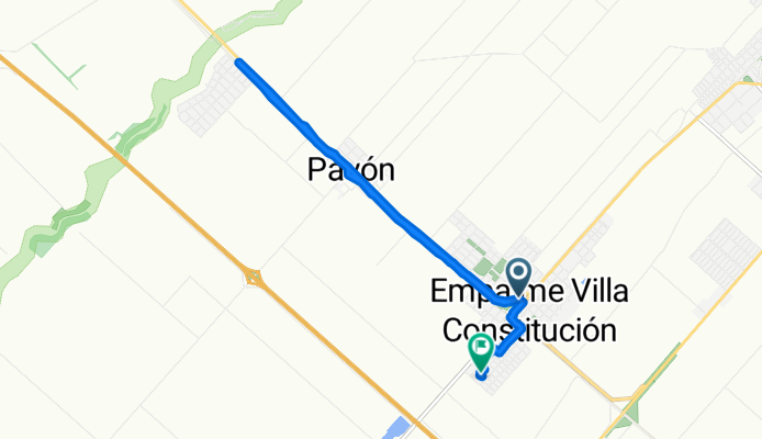De Avenida Buenos Aires 138, Empalme Villa Constitución a Entre Ríos 192, Empalme Villa Constitución