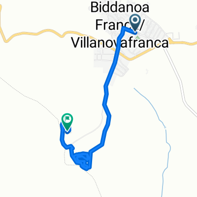 Percorso da Piazza Martiri 15, Villanovafranca