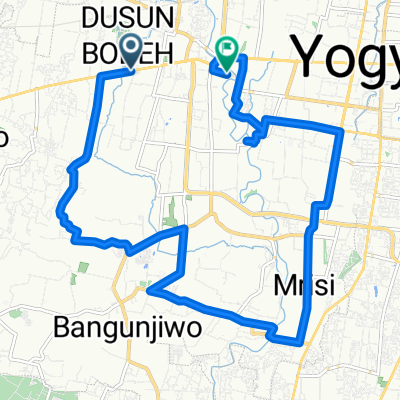 Halte Park Gamping, Kecamatan Gamping to Jalan Kresna, Kecamatan Gamping