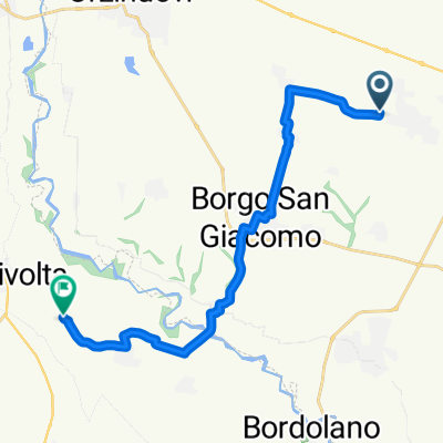 Percorso da Via Guglielmo Marconi, San Paolo
