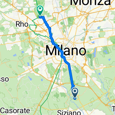 Da Via Palmiro Togliatti 17, Locate di Triulzi a Via Giuseppe Verdi, Bollate