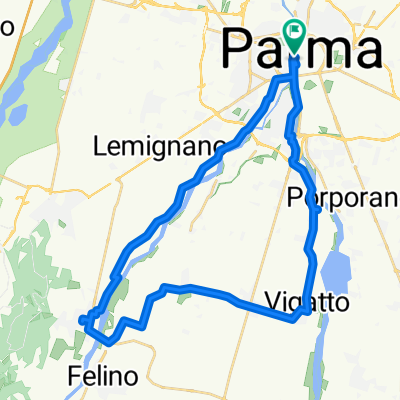 Da Vicolo San Quirino 4A, Parma a Strada agli Ospizi Civili 3, Parma