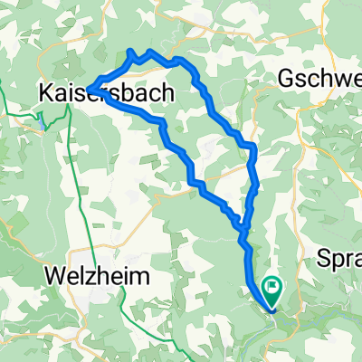 Alfdorf-Menzlesmühle-Kaisersbach-MTB-Rundtour