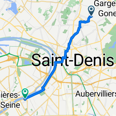 De Rue Villa des Marguerites 6, Stains à Rue Marc Bloch 16, Clichy