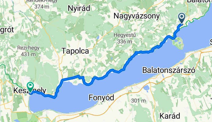 Észak-nyugat Balaton