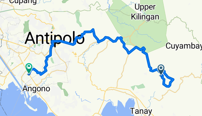 Daranak Falls Road, Tanay to Manila East Road cor, Taytay