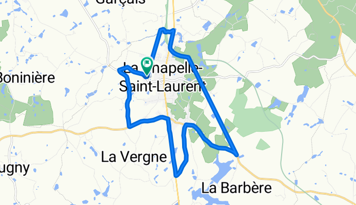De 8 Rue des Bouges, La Chapelle-Saint-Laurent à 8 Rue des Bouges, La Chapelle-Saint-Laurent