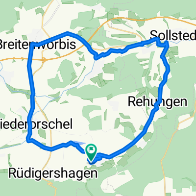 Zum Hinterdorf 12, Deuna nach Kirchstraße , Deuna