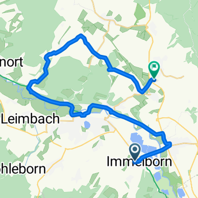 Hasental 17, Immelborn nach Moorgrundstraße 2