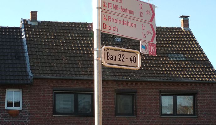Photo 1 of the Bikemap route "Genhahner Hött 32, Mönchengladbach nach Maikäferweg 14, Mönchengladbach"