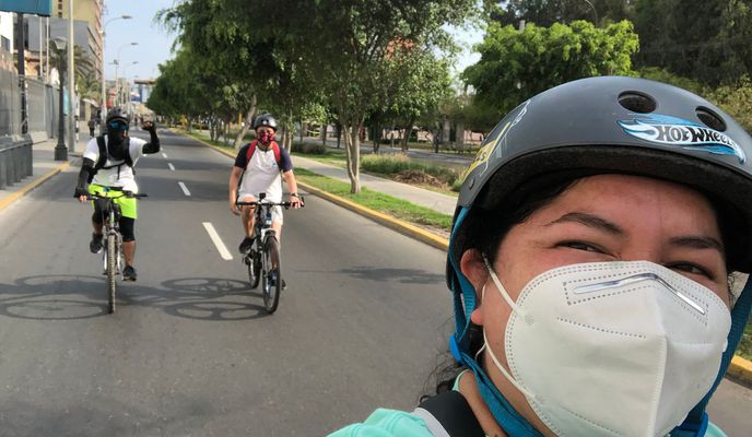 Photo 1 of the Bikemap route "los Olivos, centro de Lima, circuito de playas, universitaria, Olivos"