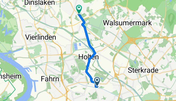 Neuhausweg 12, Duisburg nach Philipinenkath 9, Dinslaken