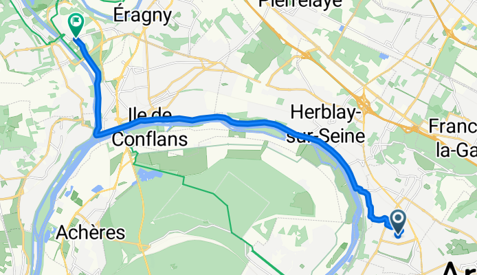De 15 Rue Jean-Pierre de Béranger, Cormeilles-en-Parisis à 81–83 Rue Joseph Cornudet, Neuville-sur-Oise