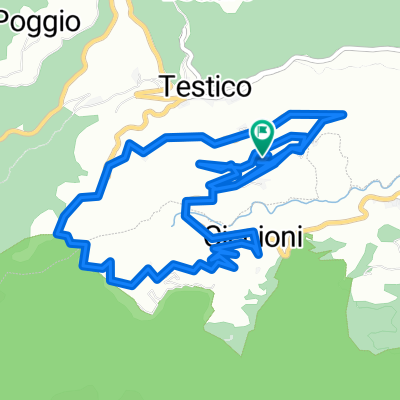 Strada Provinciale Valmerula, Testico to Strada Provinciale Valmerula, Testico
