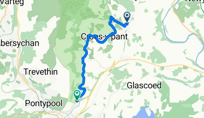 24 Fairfield, Pontypool to 181–199 Usk Road, New Inn, Pontypool