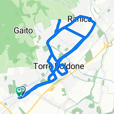 Percorso per Via Filippo Corridoni 71/A, Bergamo