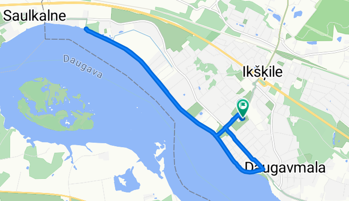 Peldu iela 9, Ikšķile to Peldu iela 9, Ikšķile