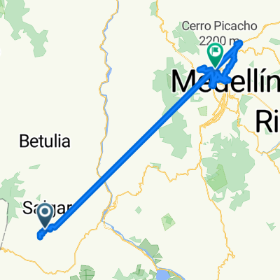 De Unnamed Road a Calle 65e 90-73, Medellín
