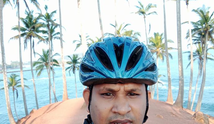 Photo 2 of the Bikemap route "Matara to Coconut tree hills Mirissa"