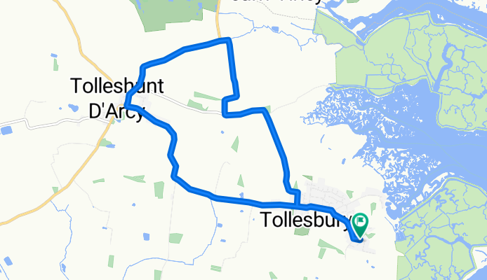 10 Wycke Lane, Maldon to 7 Wycke Lane, Maldon