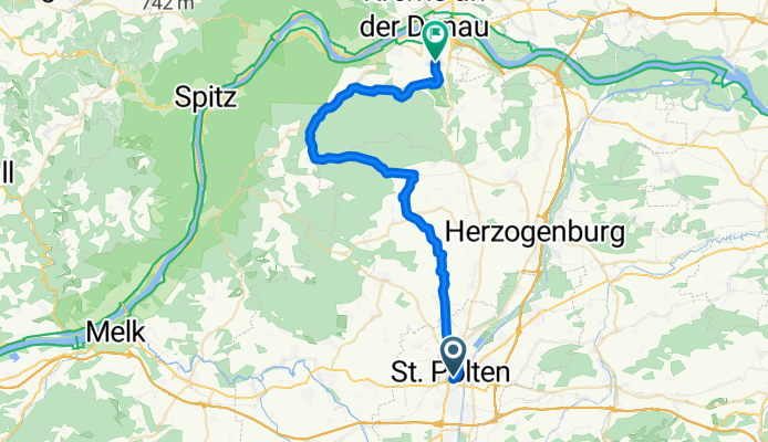 St. Pölten - Oberwölbling - Bergern - Furth