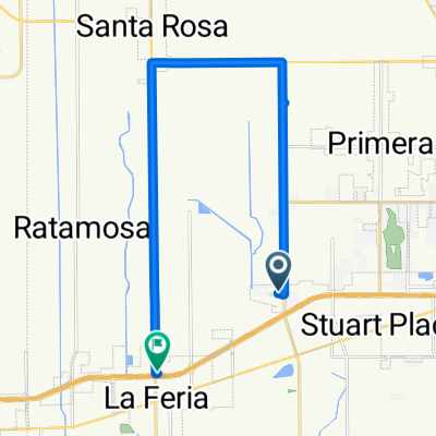 9521 Kingbird Dr, Harlingen to 101 E I-2 Frontage Rd, La Feria