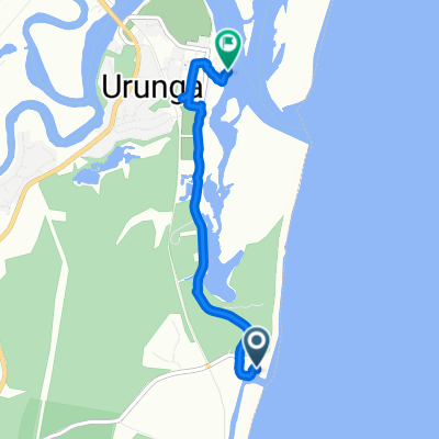 Route to Tom Coleman Crescent, Urunga