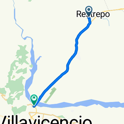 mtb bici villavicencio hasta Restrepo