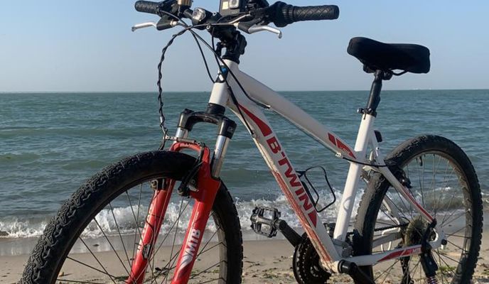 Photo 1 of the Bikemap route "green island n kuwait towers"