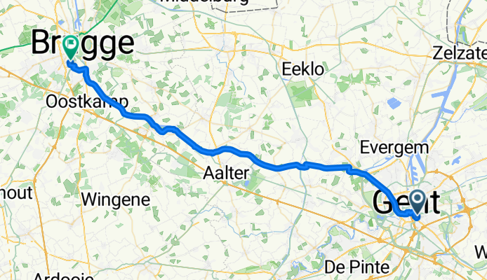 Bike Trip Oostende Day 3 (Gent Airbnb -&gt; Brugge Airbnb)