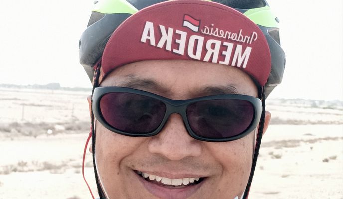 Foto 1 der Bikemap-Route "MIC DIS Section, Umm Said to Unnamed Road, Umm Said"