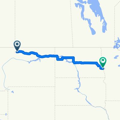 Havre to Fargo area