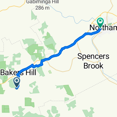 Gum Tree Lane, Bakers Hill to Mitchell Avenue 18, Northam