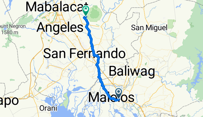 Manila North Road 30, Malolos to Puntung Pau Trail, Arayat