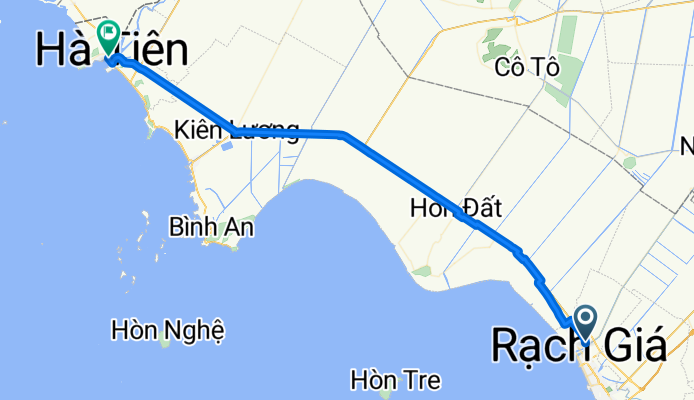 Rach Gia to Ha Tien