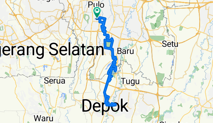 Cipete - Depok via Ragunan, UI