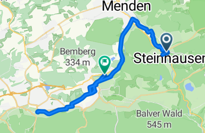 Route in der Bikemap App öffnen