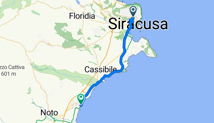 Via Necropoli Grotticelle 26, Siracusa do Via Giustino Fortunato 113, Avola