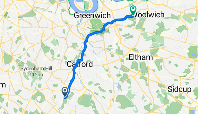 Route from Gateway Business Centre, Kangley Bridge Road, London