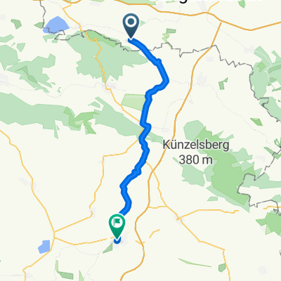 Neue Siedlung 34, Kelbra (Kyffhäuser) nach Stadtring 17A, Sömmerda