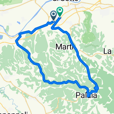 Da Via Tosco Romagnola Ovest 14, Montopoli a Via Aldo Moro 17, Montopoli