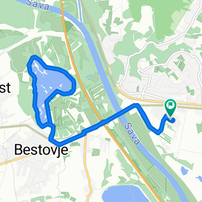 Route from Pijavišće ulica 19, Zagreb