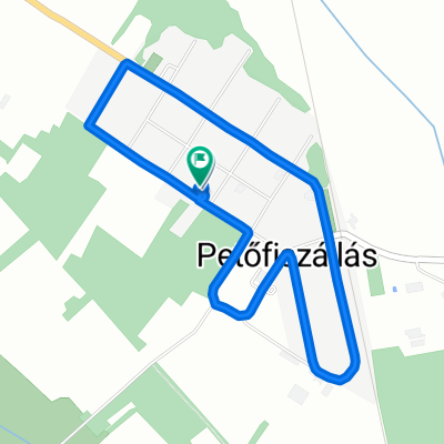 Árpád utca 14, Petőfiszállás to Árpád utca 14, Petőfiszállás