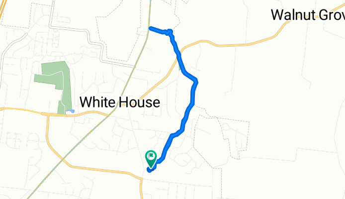 Tyree Springs Road 322, White House to Tyree Springs Road 322, White House